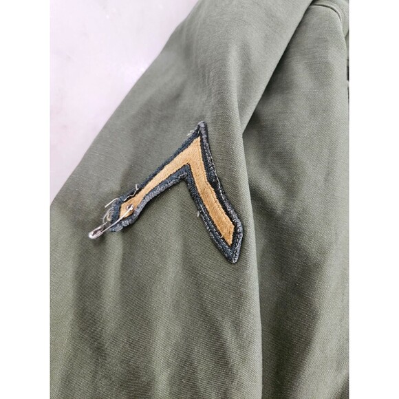 Vintage 1957 Field Jacket Long Medium Authentic Field US Army Jacket - Picture 8 of 16